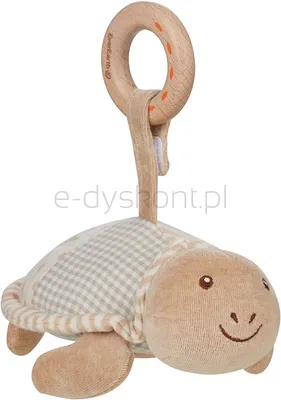 Bawełniany przytulanka żółw od 0m-ca (18.5cm) fsc & gots