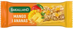 Bakalland Baton zbożowy mango i ananas, 40g