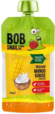 Bob Snail Smoothie Mango-Kokos-Cytryna Bez Dodatku Cukru 120G