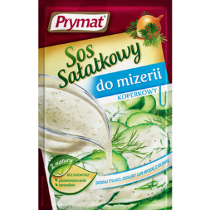 Prymat Sos Sałatkowy Do Mizerii Koperkowy 9G 