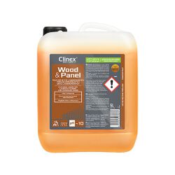 Clinex Płyn Wood&Panel, do mycia laminowanych podłóg drewnianych i lakierowanych, 5l
