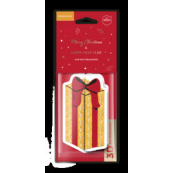 Aroma Home Odświeżacz Powietrza Do Samochodu Xmas Cellulose Gift For You 3D Pomarańcza Goździk