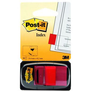 Zakładki Indeksujące Post-It (680-1), Pp, 25,4X43,2Mm, 50 Kart., Czerwone