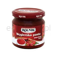 Rolnik Węgierska Pasta Paprykowa Ostra 200 Ml 