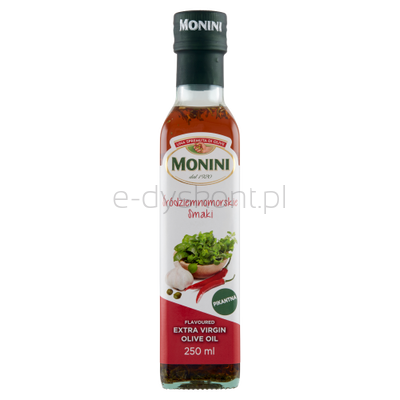 Monini Przyprawa Na Bazie Oliwy Z Oliwek Ev Śródziemnomorskie Smaki 250 Ml