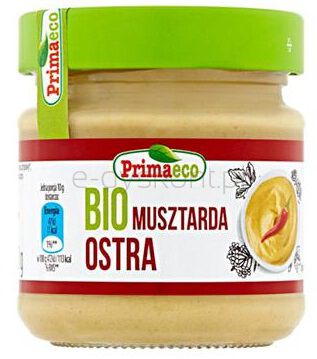 Primaeco Musztarda ostra BIO 170 g