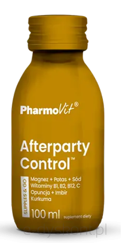 Shot Afterparty Control Bezglutenowy 100 Ml - Pharmovit (Supples & Go) [BIO]