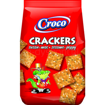 Croco krakersy z sezamem i makiem 100 g