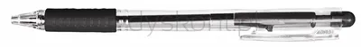 Długopis LINC Tip Top Grip, śr. kulki 0,7mm, gr. linii 0,3mm, czarny