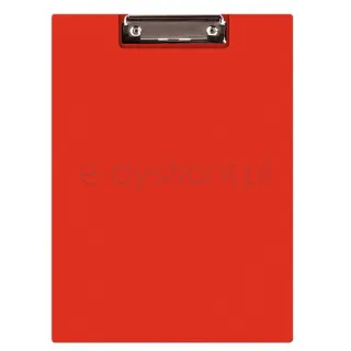 Donau Clipboard  teczka, PP, A4, z klipsem, czerwony