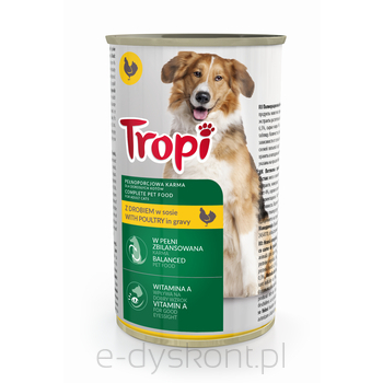 Tropi Karma Dla Psów 1250G Z Kurczakiem