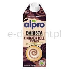 Alpro Barista Napój owsiano-sojowy cinnamon roll 750ml