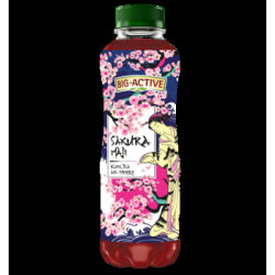 Big Active Napój Sakura Czarna Herbata, Wiśnia 500 Ml