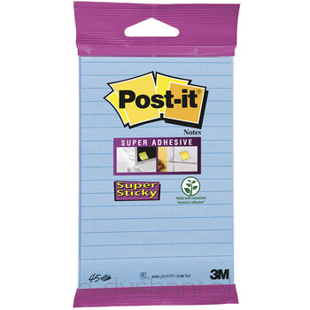 Post-it® Super Sticky karteczki samoprzylepne, 102x152, 45 karteczek