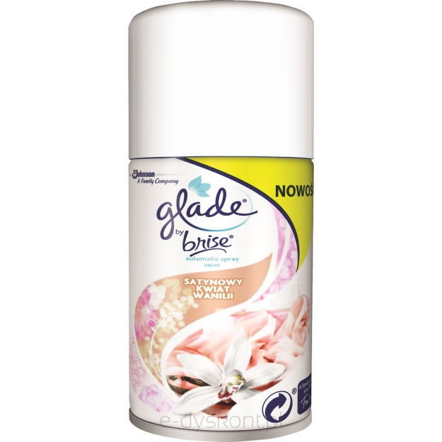 Glade Zapas Do Automatycznego Odświeżacza Satynowy Kwiat Wanilii 269Ml