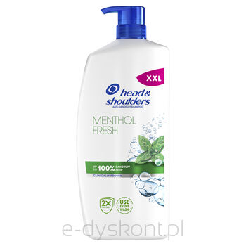 Head Shoulders Menthol Fresh Codzienny szampon przeciwłupieżowy z pompką 800 ml