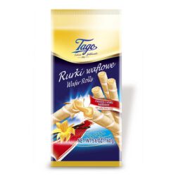 Tago Rurka waflowa z kremem waniliowym 150g