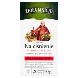 Zioła Mnicha Na Ciśnienie 20 Torebek /40G