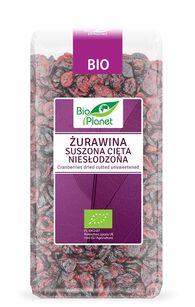 Żurawina Suszona Cięta Niesłodzona Bio 400 G - Bio Planet [BIO]