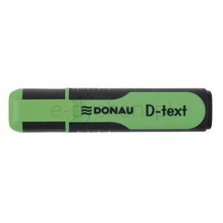 Donau Zakreślacz fluorescencyjny D-Text, 1-5mm (linia), zielony [BIURO]