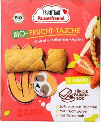 Fruchtbar Ciasteczka orkiszowe z nadzieniem owocowym truskawkowo- jabłkowym 6x BIO 22 g