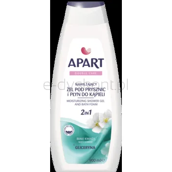Apart Double Care Nawilżający Żel Pod Prysznic I Płyn Do Kąpieli 2W1 Białe Kwiaty 900Ml