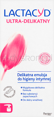 Lactacyd Ultra Delikatny emulsja do higieny intymnej z pompką 200ml
