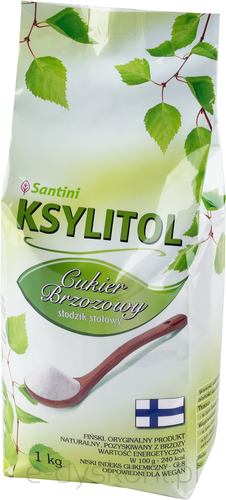 Ksylitol 1 Kg (Torebka) - Santini (Finlandia) [BIO]