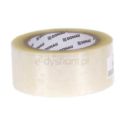 Donau Taśma pakowa Hot-Melt, 48mm, 120m, 40mikr., transparentna