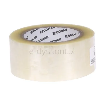 Taśma pakowa Donau Hot-Melt, 48mm, 120m, 40mikr., transparentna