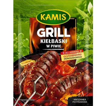 Kamis Grill Kiełbaski w piwie 20g