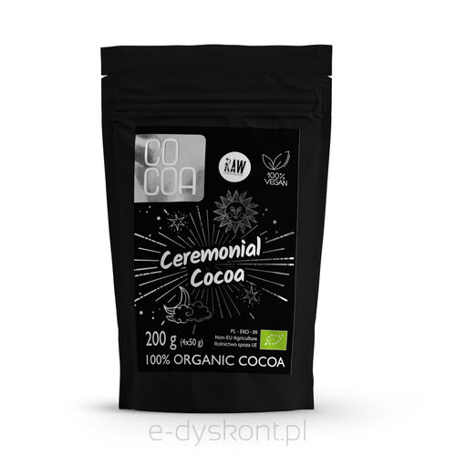 Kakao Ceremonialne Bio (Tabliczki 4 X 50 G) 200 G - Cocoa [BIO]