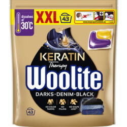 Woolite Woolite Czerń, Ciemne Kolory & Jeans z Keratyną 43 szt (kapsułki)