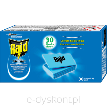 Wkładki Do Urządzenia Elektrycznego Raid 30 X 0,635G