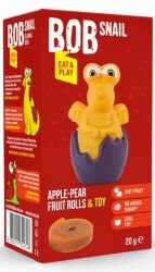 Bob Snail Przekąska jabłko-gruszka z zabawką 20 g