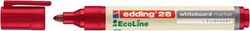 Edding Marker do tablic e-28  EcoLine, 1,5-3 mm, czerwony