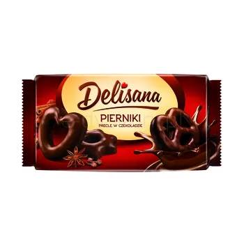 Delisana Pierniki precle w czekoladzie 400g