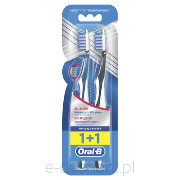 Oral-B Szczoteczka Do Zębów Pro-Expert All-In-One 40 Med Duo Pack 1+1