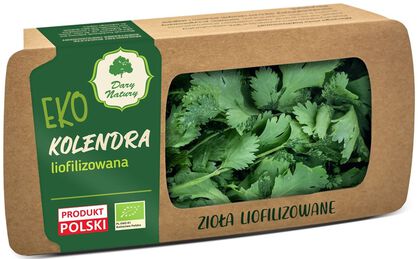 Kolendra Liofilizowana Bezglutenowa Bio 5 G - Dary Natury [BIO]