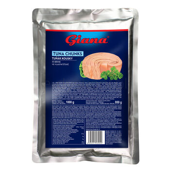 Giana Tuńczyk Kawałki w Sosie własnym Duże Kawałki 1kg