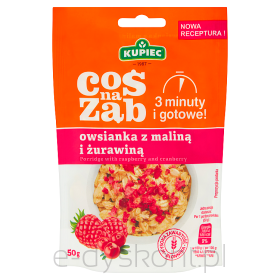 Kupiec owsianka z maliną i żurawiną 50g Coś na ząb