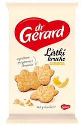 Dr Gerard Ciastka Listki Kruche, maślane z polewą kakaową, 165g