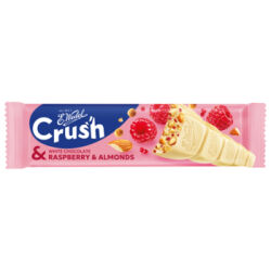 Wedel Baton Crush maliny i migdały w czekoladzie białej 25g