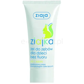 Ziajka Żel do zębów dla dzieci bez fluoru 50 ml