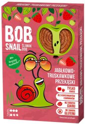 Bob Snail Przekąska Jabłko - Truskawka 60G