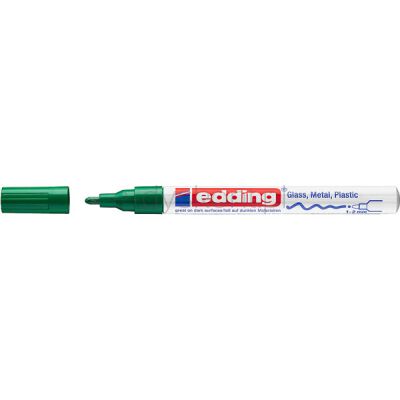 Edding Marker olejowy połyskujący e-751 1-2 mm, zielony [BIURO]