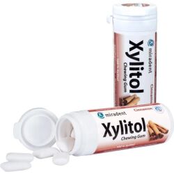 Miradent Guma do żucia cynamonowa  30szt, 30g