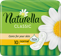 Naturella Podpaski Bez Skrzydełek Classic Camomile 10 Sztuk