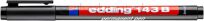 Edding Foliopis Permanentny E-143 B  1-3Mm Czarny  - 2