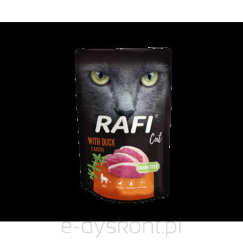 Rafi Cat z kaczką karma dla kota 100g